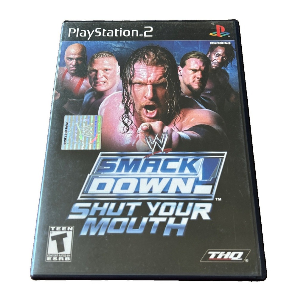Wwe Smackdown-Shut Your Mouth - Sony PlayStation 2(CIB)